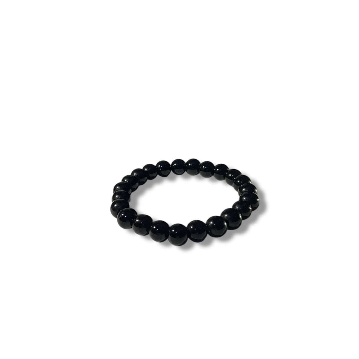 Black Bead Bracelet