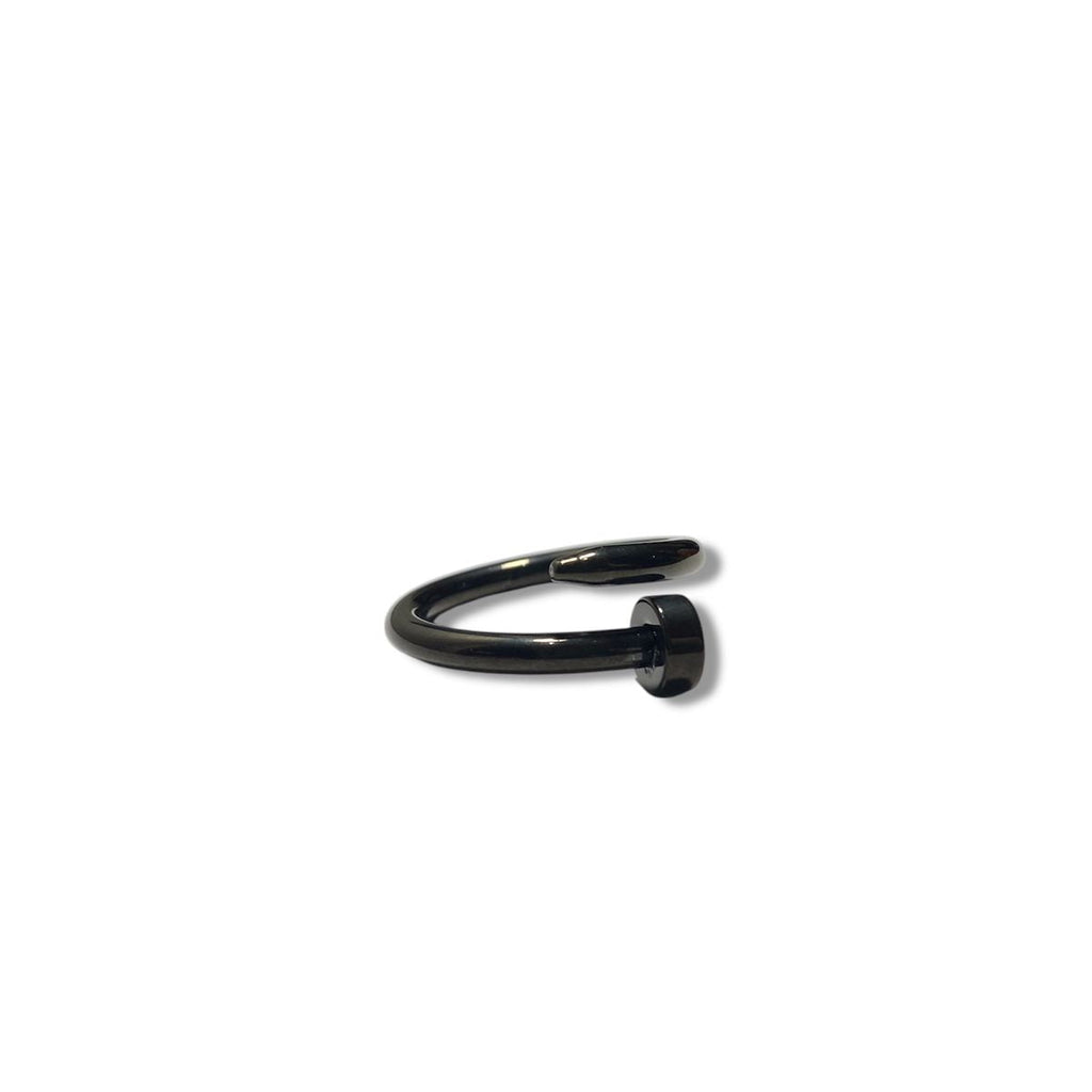 Minimal Nail Ring [Black]