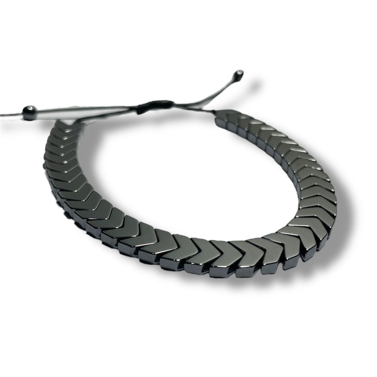 Black Steel stone Bracelet