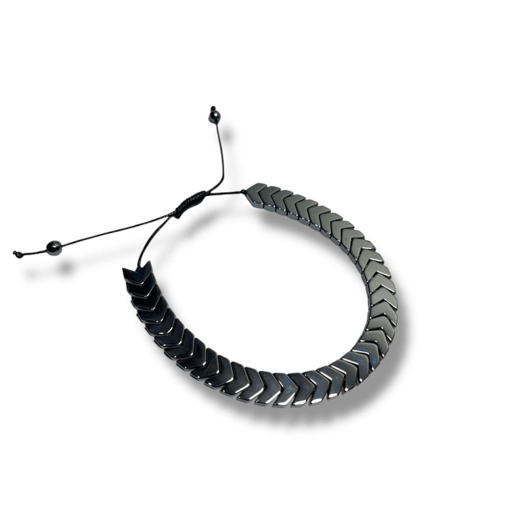 Black Steel stone Bracelet
