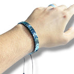 Black Steel stone Bracelet