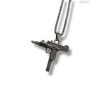 UZI Silver Pendant