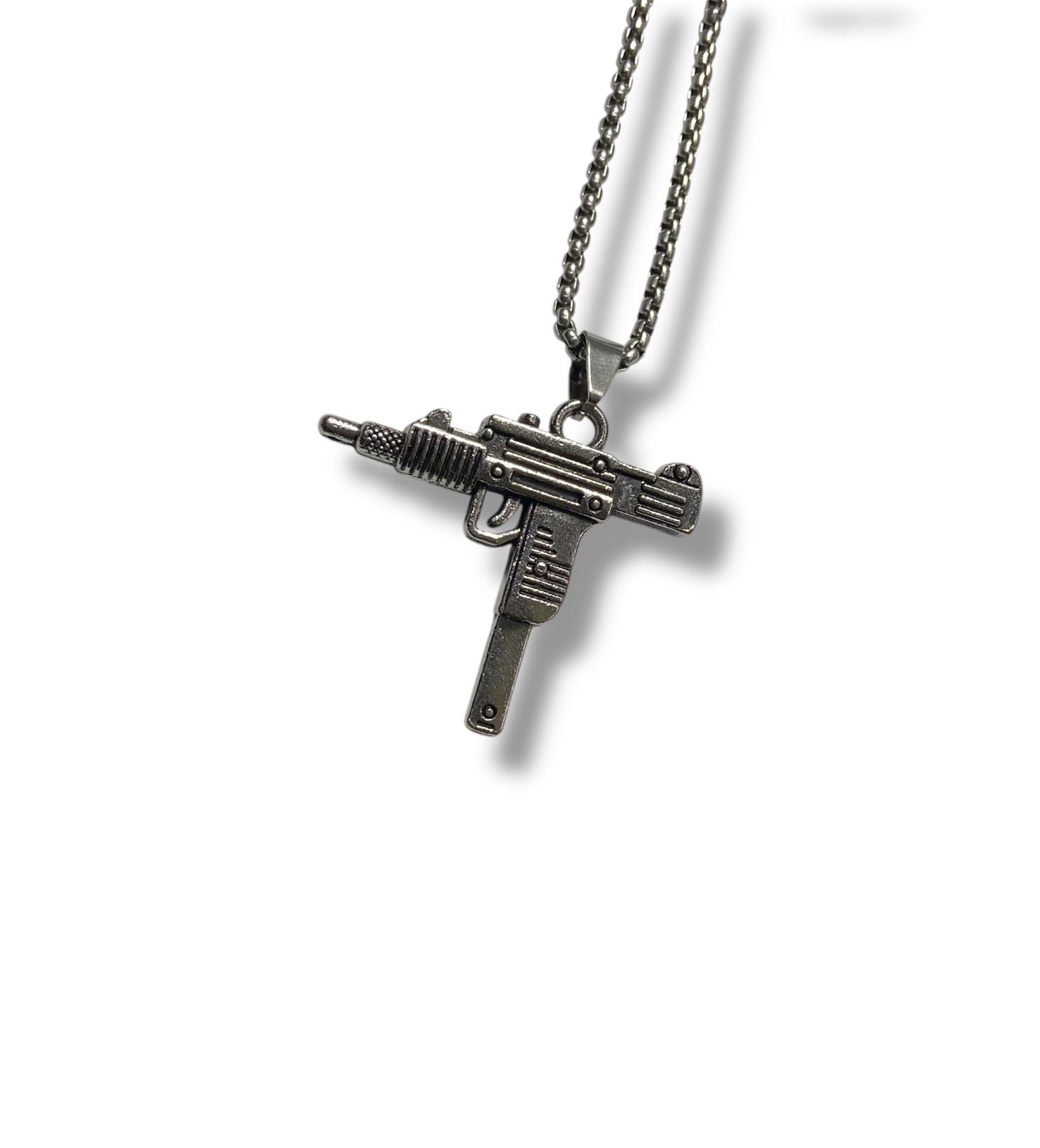 UZI Silver Pendant