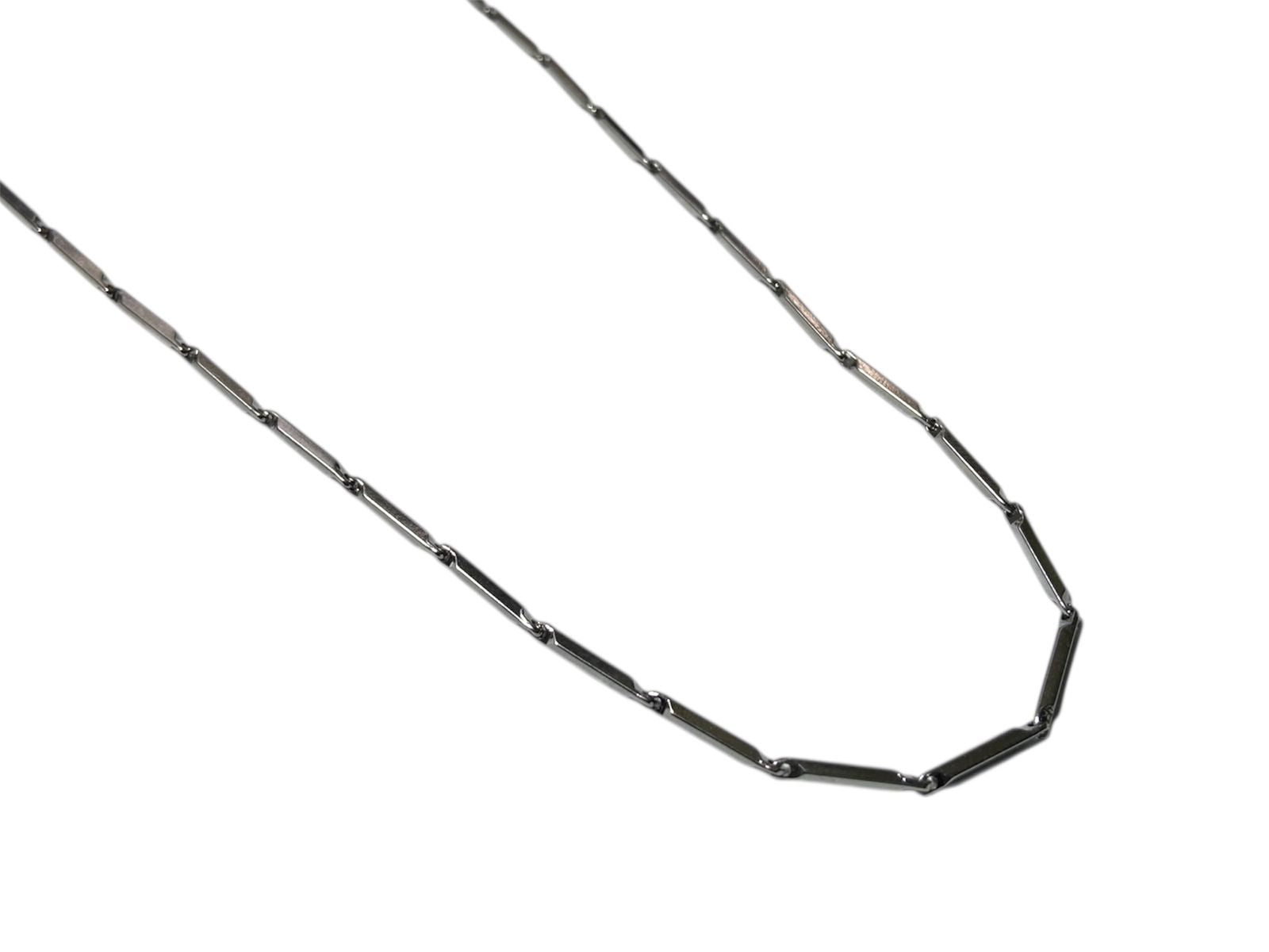 Tapered Tube Chain – Minimal Silver Edition