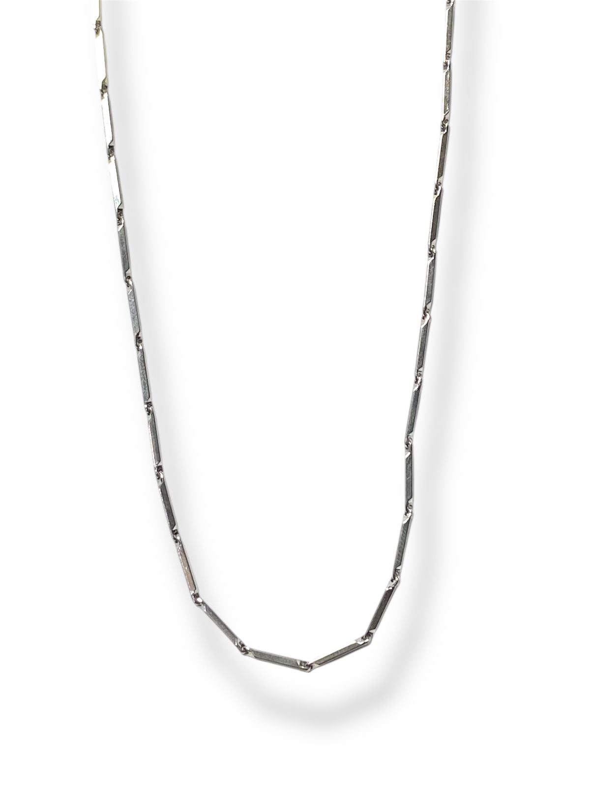 Tapered Tube Chain – Minimal Silver Edition