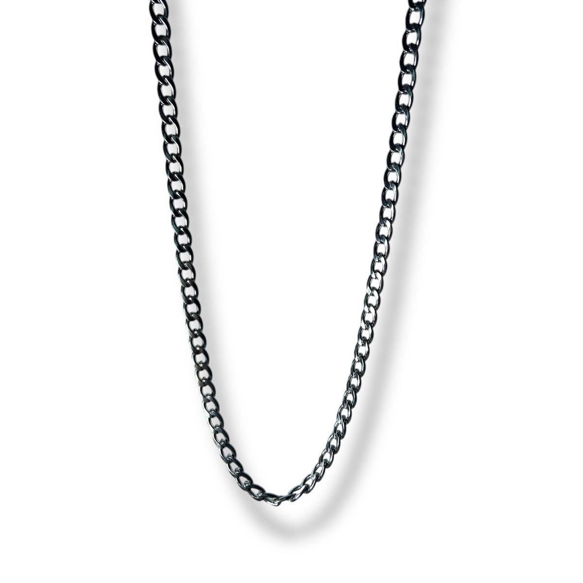 Cuban Chain Necklace – 4mm Silver