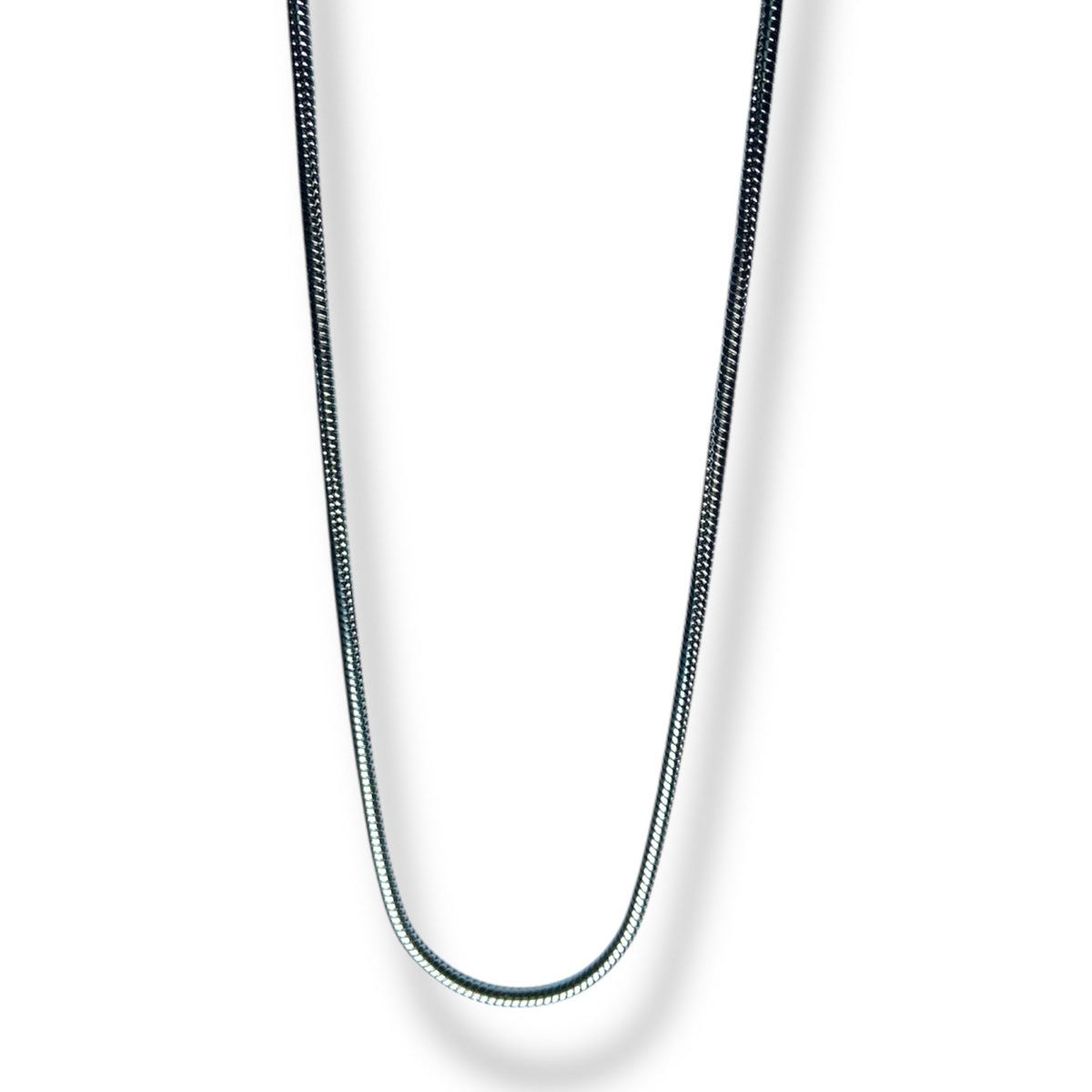 Curb Chain Necklace – 5mm Silver
