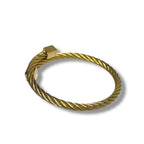 Titanium Cable Cuff Bracelet