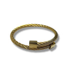Titanium Cable Cuff Bracelet