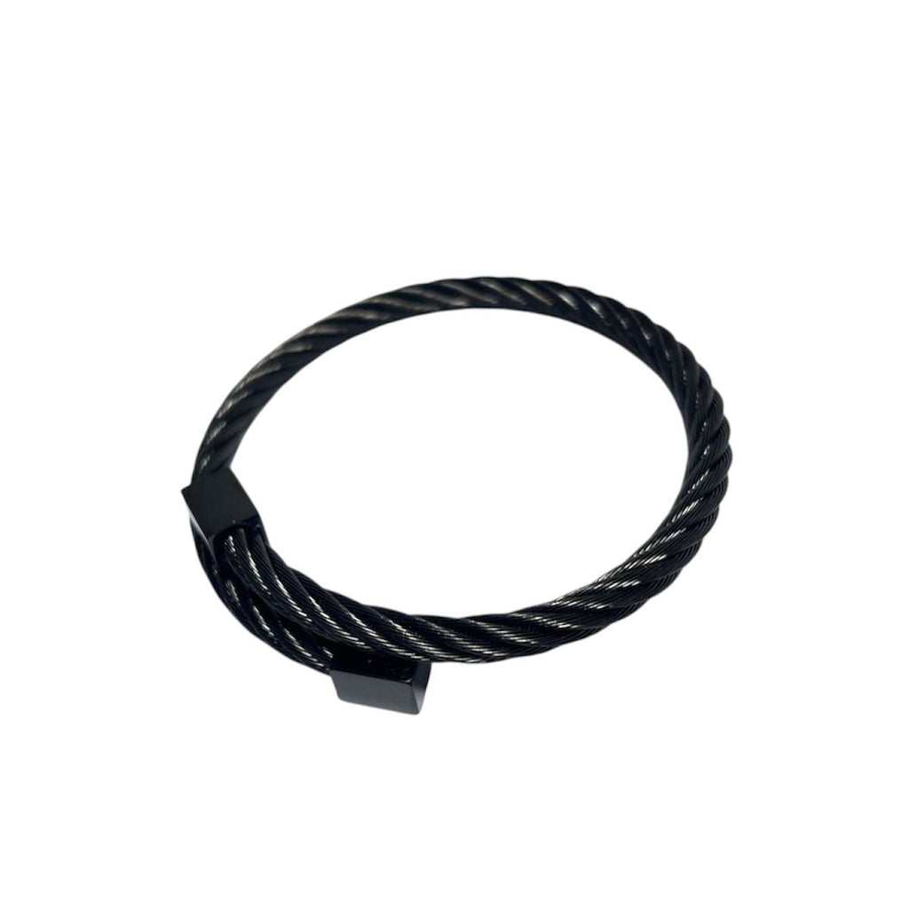 Titanium Cable Cuff Bracelet