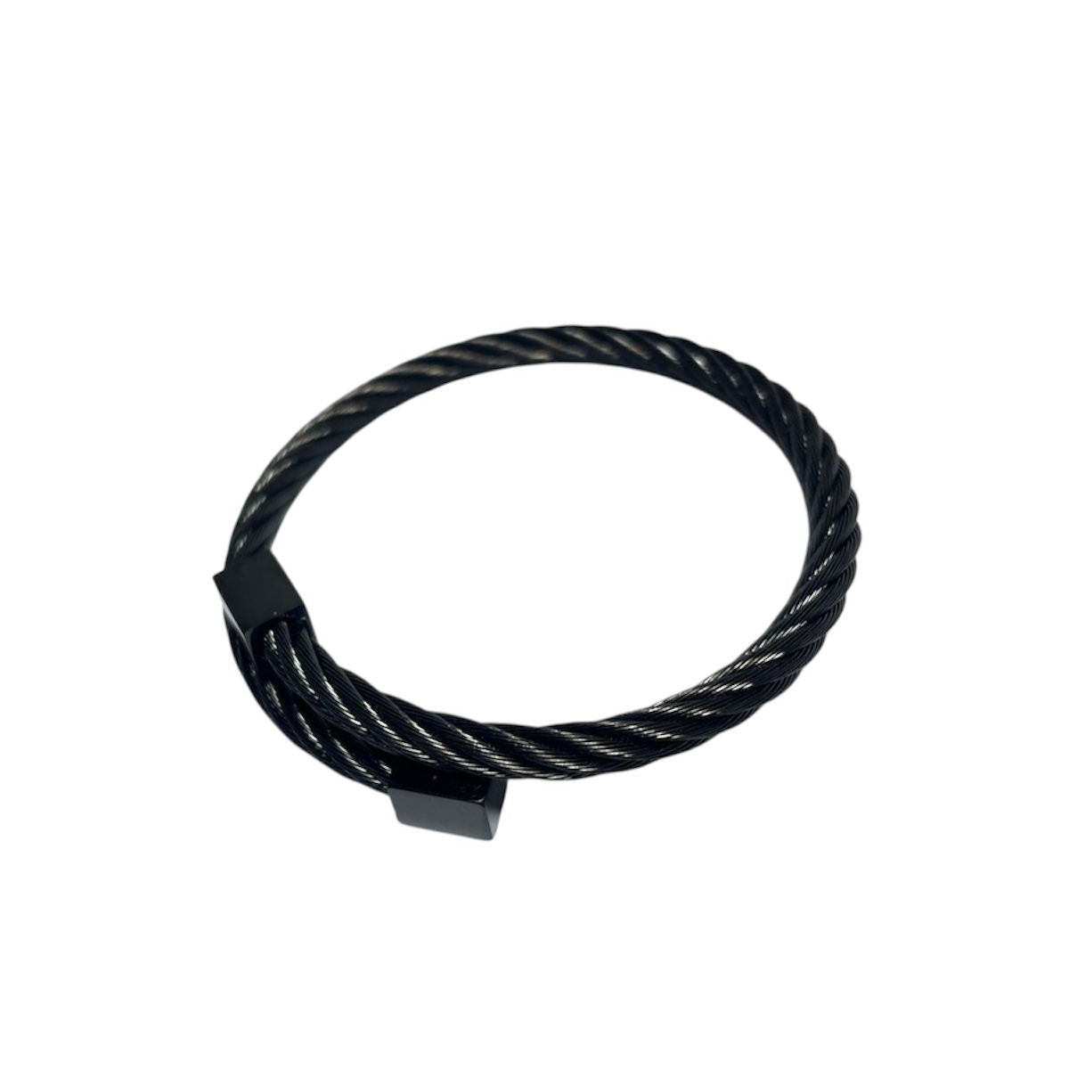 Titanium Cable Cuff Bracelet