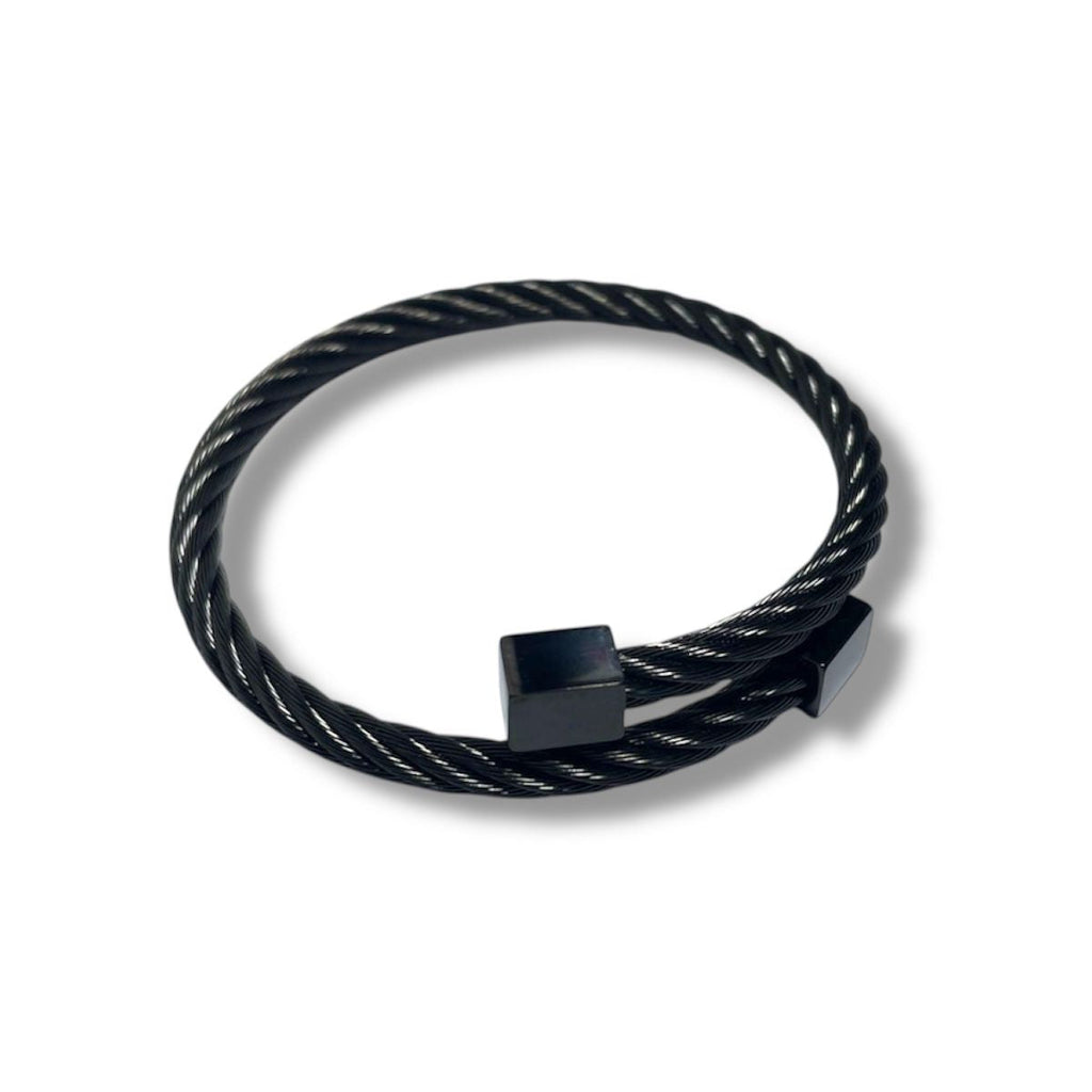 Titanium Cable Cuff Bracelet