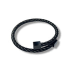 Titanium Cable Cuff Bracelet