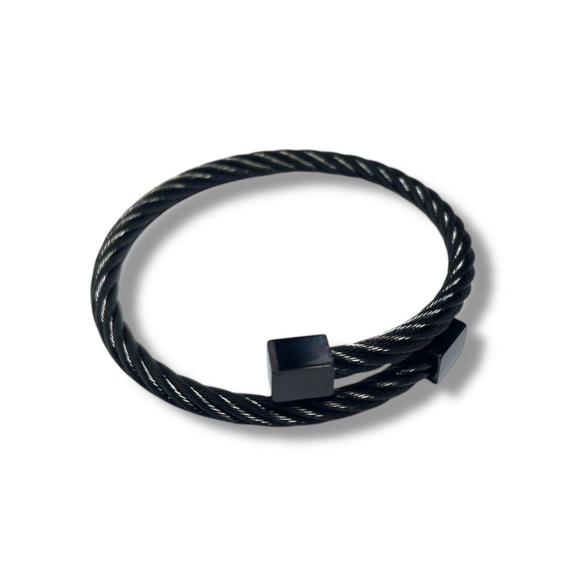 Titanium Cable Cuff Bracelet