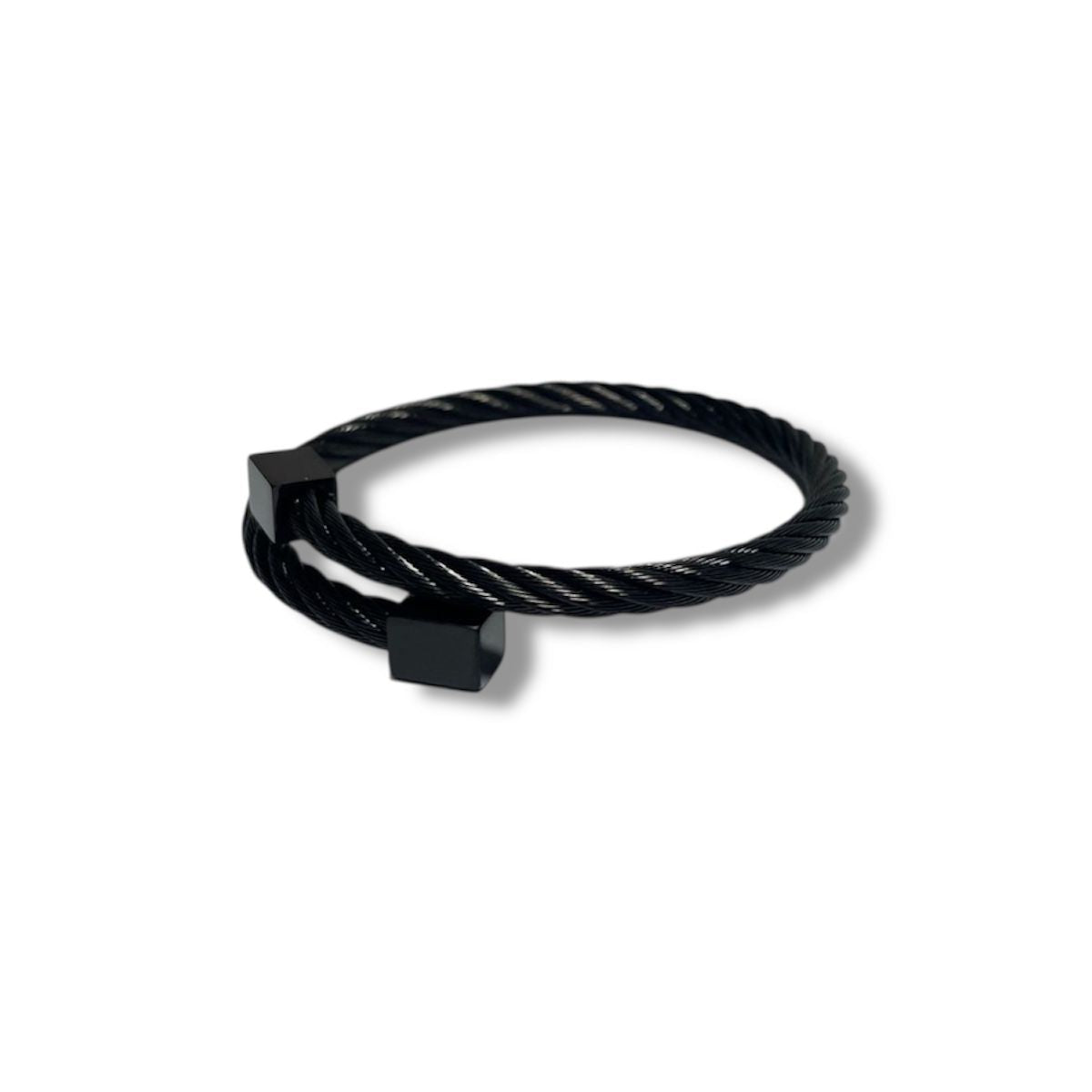 Titanium Cable Cuff Bracelet