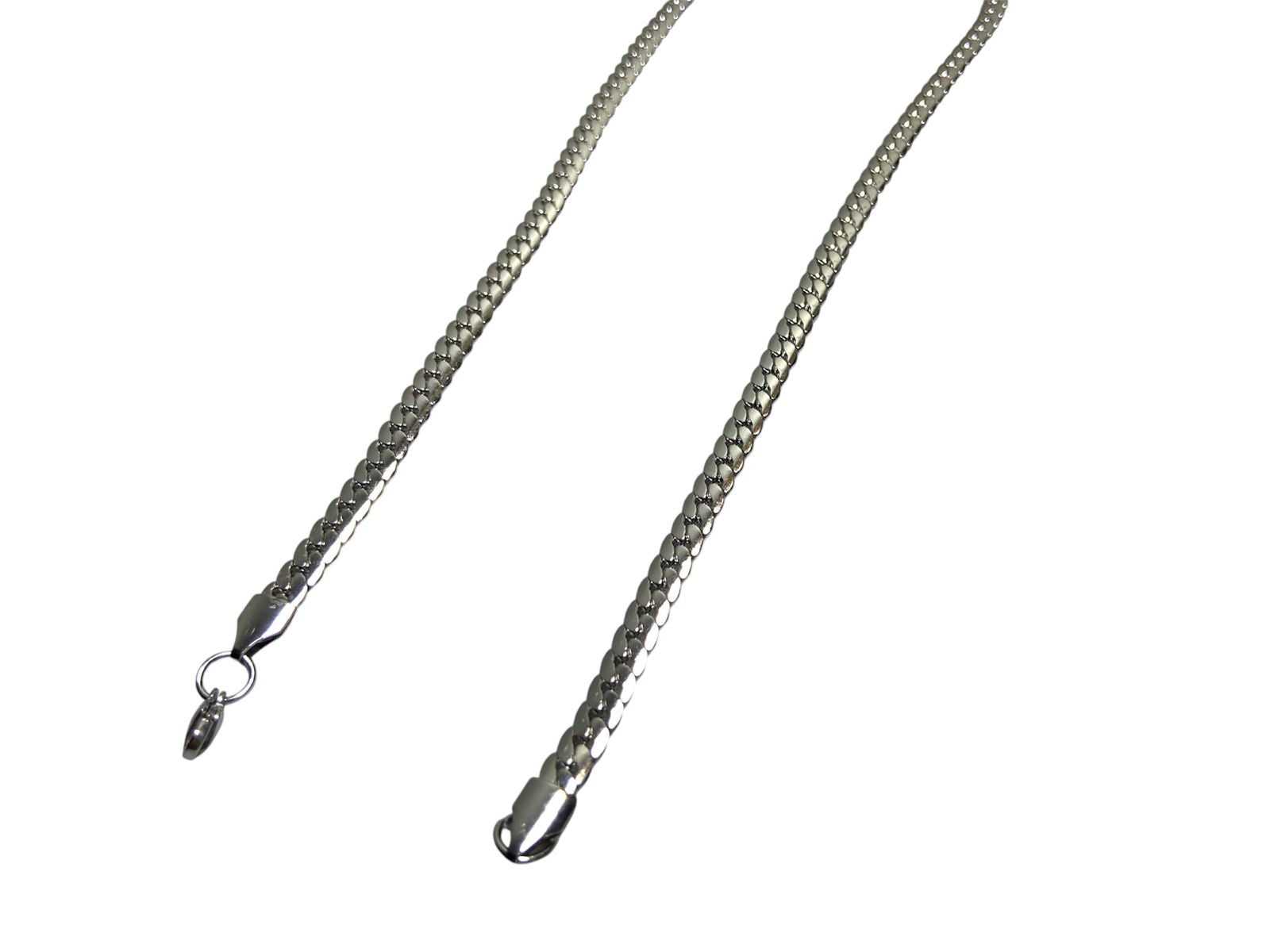 Flattened Curb Chain – 4mm