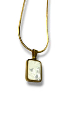 Double Sided Onyx Pendant