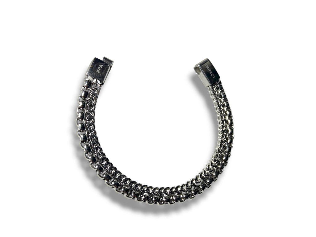 Silver Foxtail Chain Bracelet for Men