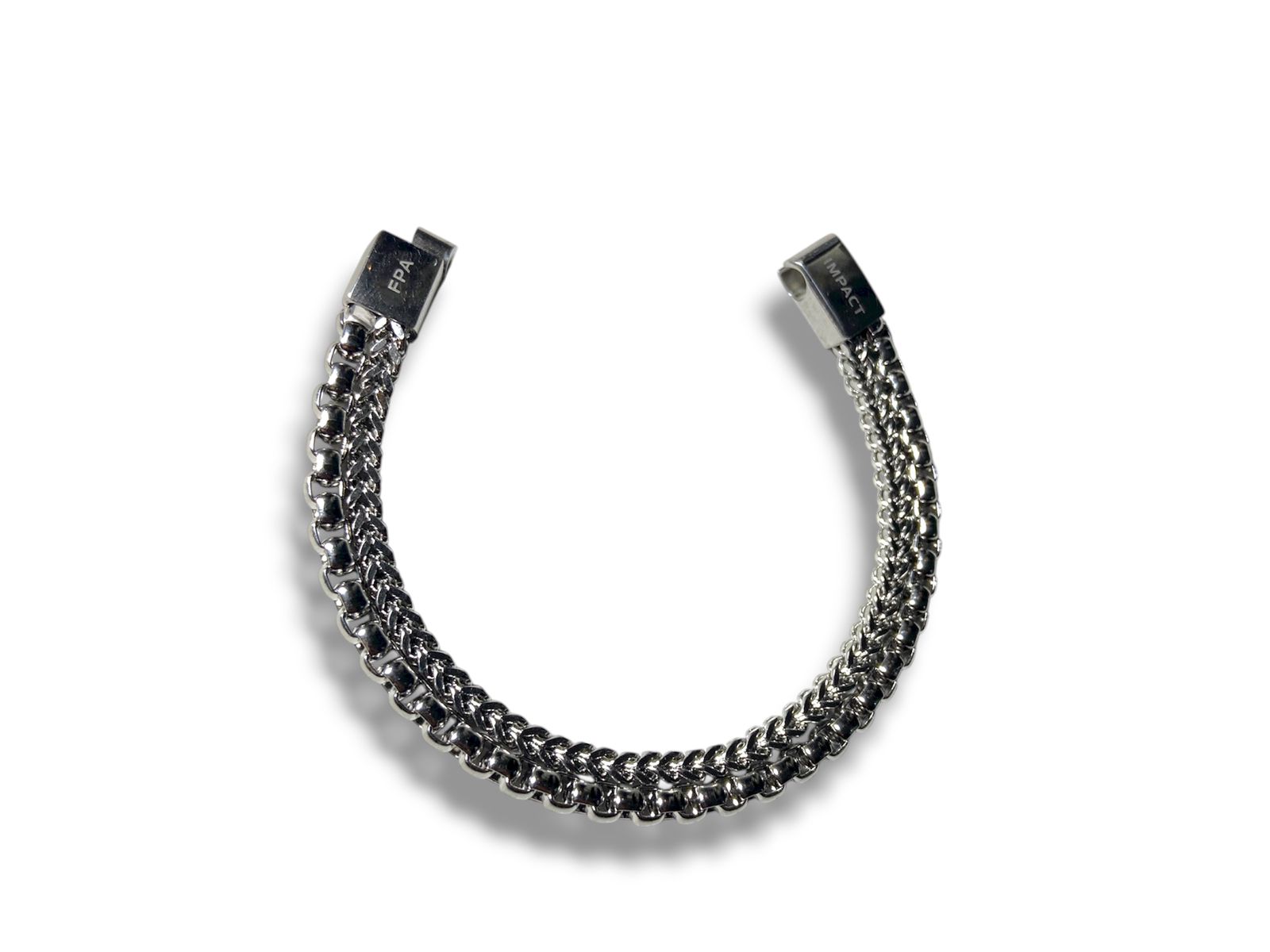 Silver Foxtail Chain Bracelet for Men